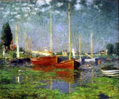 Argenteuil art print by Claude Monet