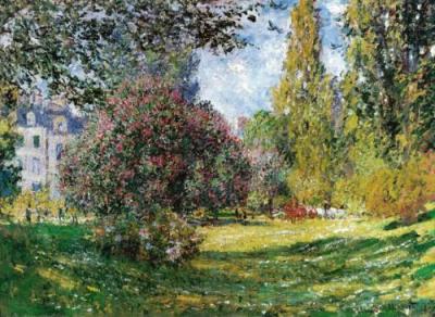 The Monceau Park art print by Claude Monet