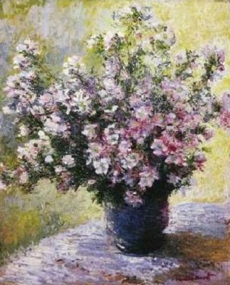 Vase Of Flowers art print by Claude Monet