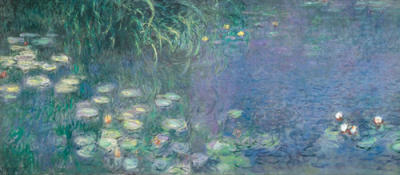 Waterlilies: Morning art print by Claude Monet