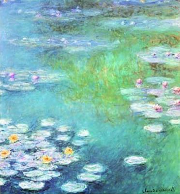 Waterlilies at Giverny (1908) art print by Claude Monet