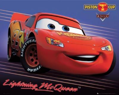  Motors on Cars   Lightning By Disney Poster   Worldgallery Co Uk