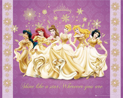 Disney Princess on Disney Princess   Shine By Disney Poster   Worldgallery Co Uk