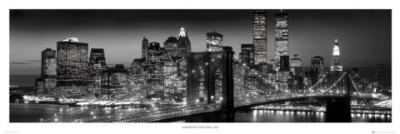 New York - Manhattan Black (Berenholtz) art print by Door Posters