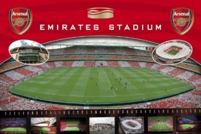 Arsenal - Emirates art print by Maxi Posters