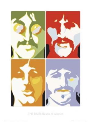Beatles - Sea of Science art print by Maxi Posters