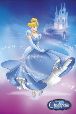 Disney Princess - Cinderella art print by Maxi Posters