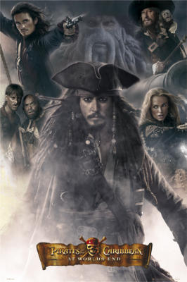 Pirates of the Caribbean 3 art print by Maxi Posters