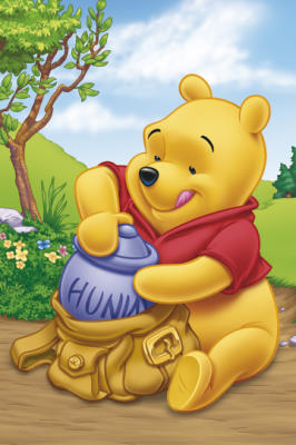 Winnie the Pooh - Solo art print by Maxi Posters