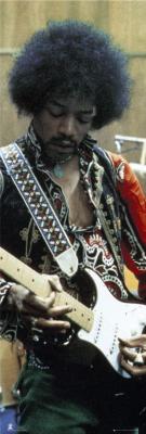 Jimi Hendrix - Studio art print by Midi Posters