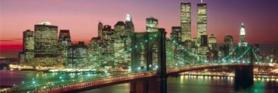 New York - Manhattan Colour (Berenholtz) art print by Midi Posters