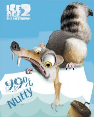 Ice Age 2 - 99 percent nutty art print by Mini Posters