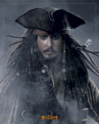 Pirates of the Caribbean 3 - Depp Stare art print by Mini Posters