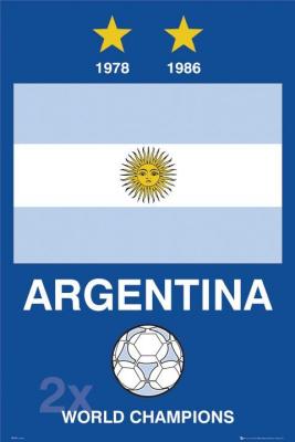 Argentina - World Cup art print by Maxi Posters