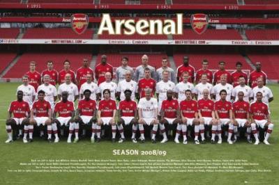 Arsenal - Team Photo 09 art print by Maxi Posters