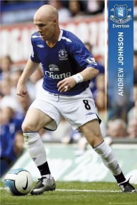 Everton - Johnson 08 art print by Maxi Posters