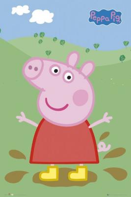 Peppa Pig - Muddy Puddle art print by Maxi Posters