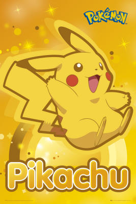 Pokeymon - Pikachu art print by Maxi Posters