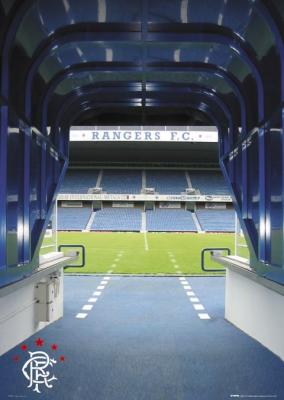 Rangers - Ibrox tunnel art print by Maxi Posters