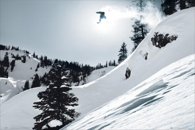 Snowboard - jump art print by Maxi Posters