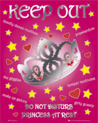 Keep Out art print by Mini Posters