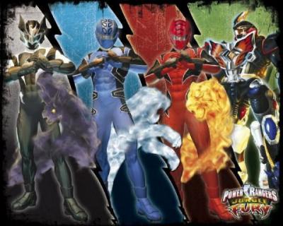 Power Rangers - Jungle Fury art print by Mini Posters