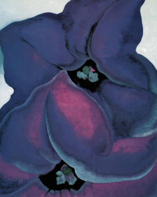 Purple Petunias, 1925 art print by Georgia O'Keeffe