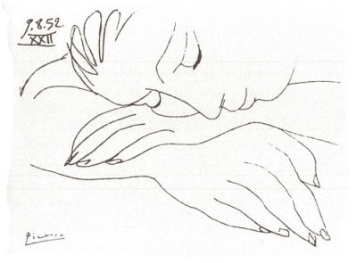 War and Peace (Serigraph, embossed) art print by Pablo Picasso