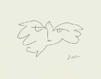 Yuri Gagarin (Silkscreen print) art print by Pablo Picasso