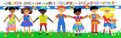 Children Love the World art print by Cheryl Piperberg