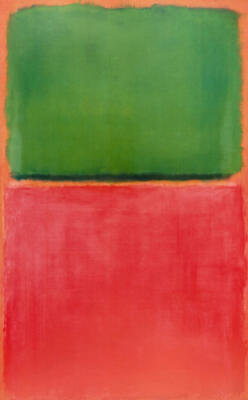 Green Red on Orange art print by Mark Rothko
