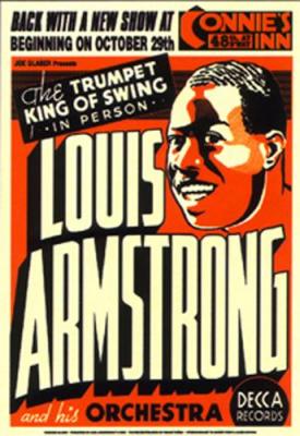 Louis Armstrong 1935 art print by Jazz Prints