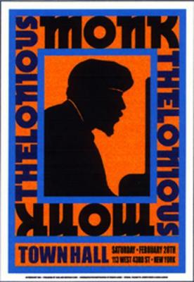 Thelonious Monk 1959 art print by Jazz Prints
