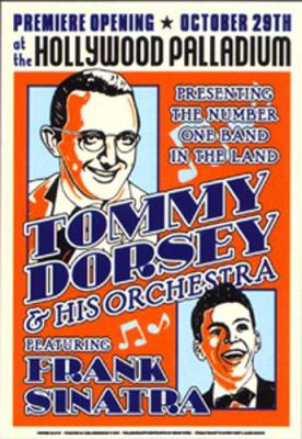 Tommy Dorsey 1940 art print by Jazz Prints