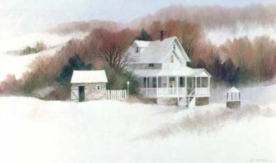 Beckett Farm art print by Albert Swayhoover