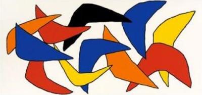 Boomerang, 1972 (Silkscreen print) art print by Alexander Calder