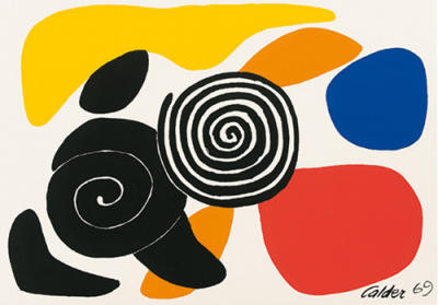 Spirals and Petals, 1969 (Silkscreen print) art print by Alexander Calder
