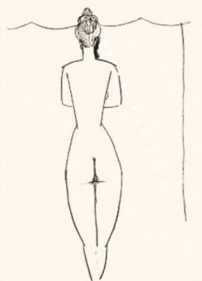 Nu de femme (Silkscreen print) art print by Amedeo Modigliani