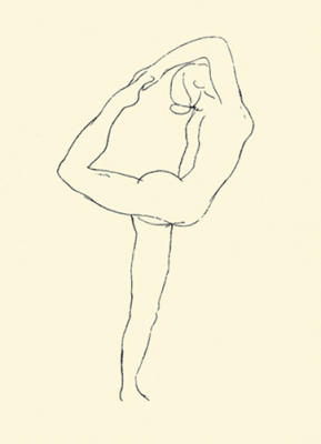 Dance Movement (Silkscreen print) art print by Auguste Rodin