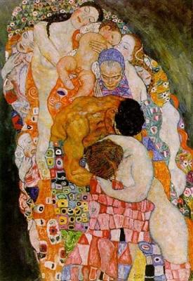 Death and Life, 1911 (detail) art print by Gustav Klimt