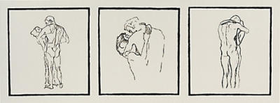 Love couples, 1905 (Silkscreen print) art print by Gustav Klimt