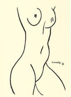 Nu, 1952 (Silkscreen print) art print by Henri Matisse
