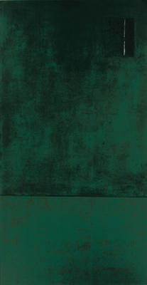 Untitled, 1991 (green) (Silkscreen print) art print by Jurgen Wegner