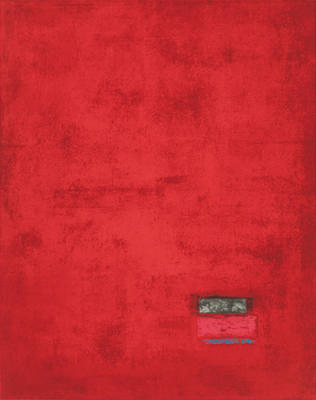 Untitled, 1991 (red) (Silkscreen print) art print by Jurgen Wegner