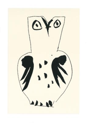 Chouette (Silkscreen print) art print by Pablo Picasso