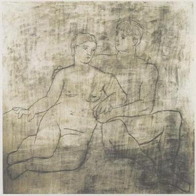 L'idillio (Silkscreen print) art print by Pablo Picasso