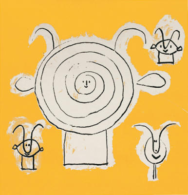 Tete de faune en Grisaille (Silkscreen print) art print by Pablo Picasso
