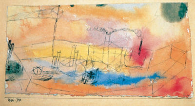 The Fish in the Harbour art print by Paul Klee