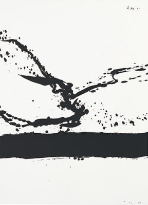Beside the sea No.24, 1962 (Silkscreen print) art print by Robert Motherwell
