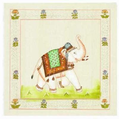 Festival Elephant I art print by Silk Road